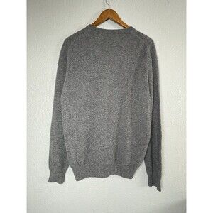 Ethan Pierce 100% 2-Ply Cashmere Dark Gray Sweater Mens XL